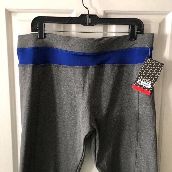 NWT Women's 3X Work Out Athletic Leggings Gray - Picture 3 of 8